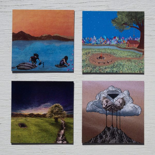 Photo of 4 artwork magnets